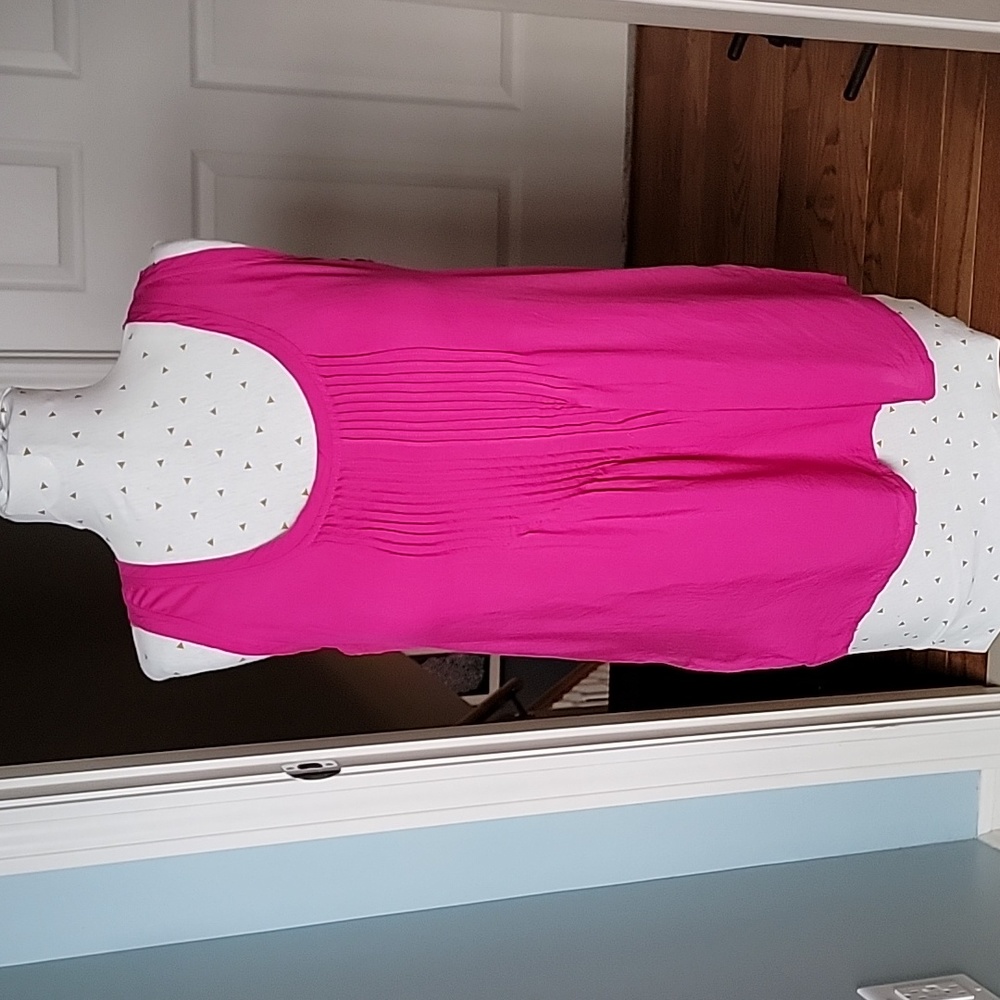 Hot pink tank top